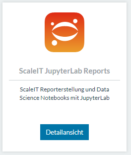 Neue App: JupyterLab Reports